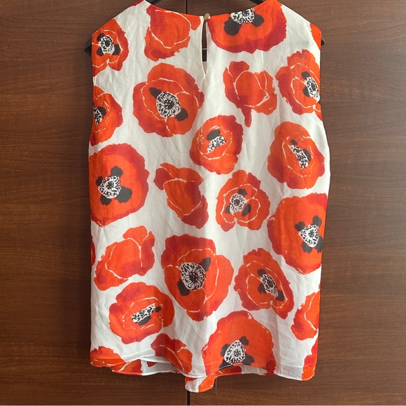 JONES NEW YORK SLEEVELESS FLORAL BLOUSE TOP BNWT - Picture 9 of 10